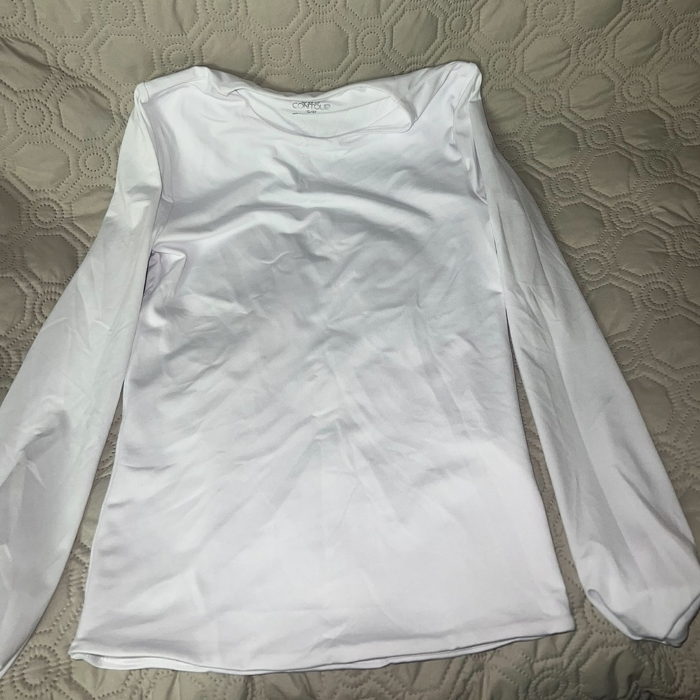 Urban Planet White Contour Long Sleeve Top